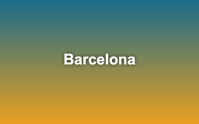 Discovering the Streets of Barcelona